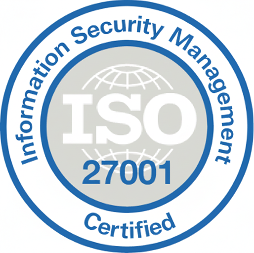 ISO 27001 certification badge