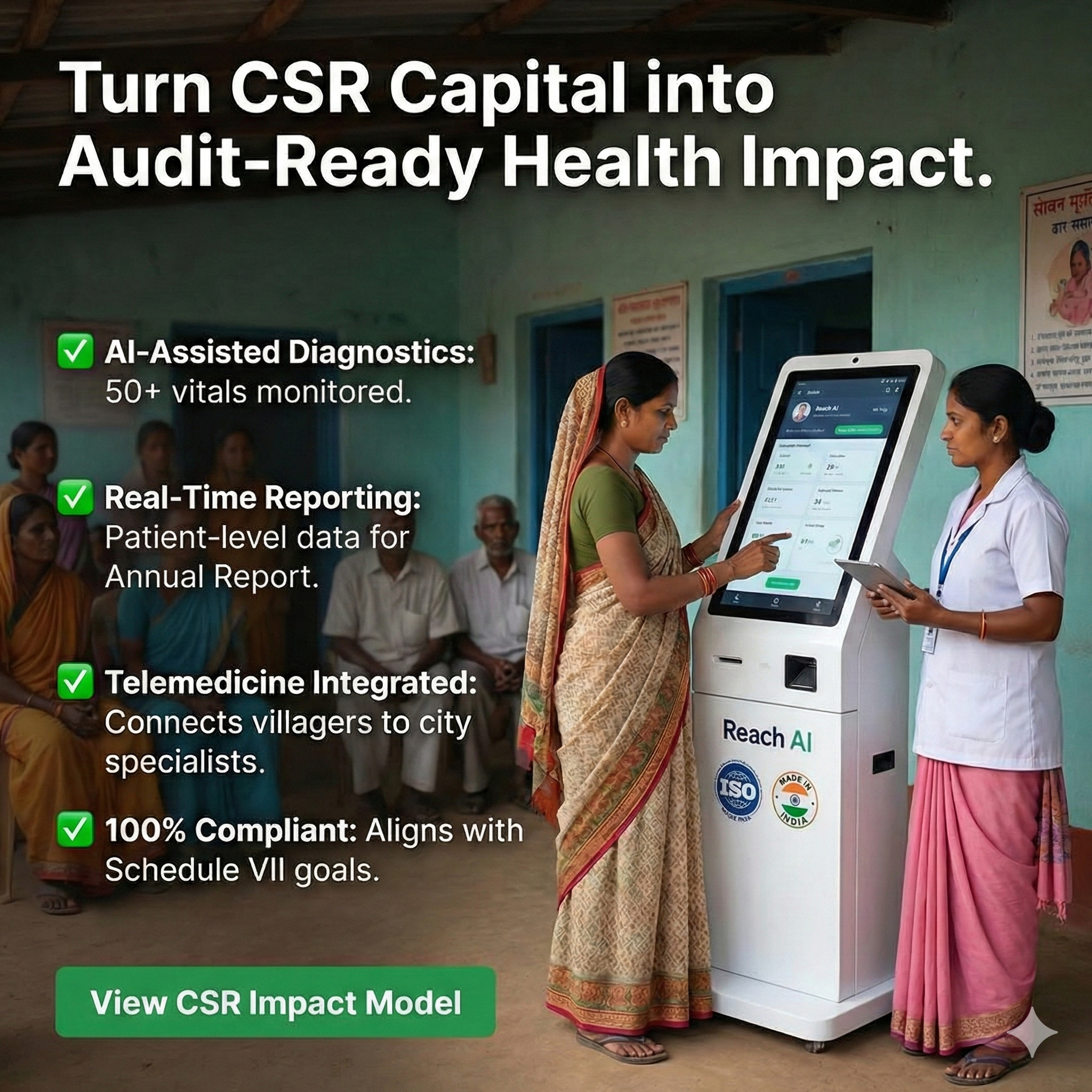 Audit ready CSR healthcare impact