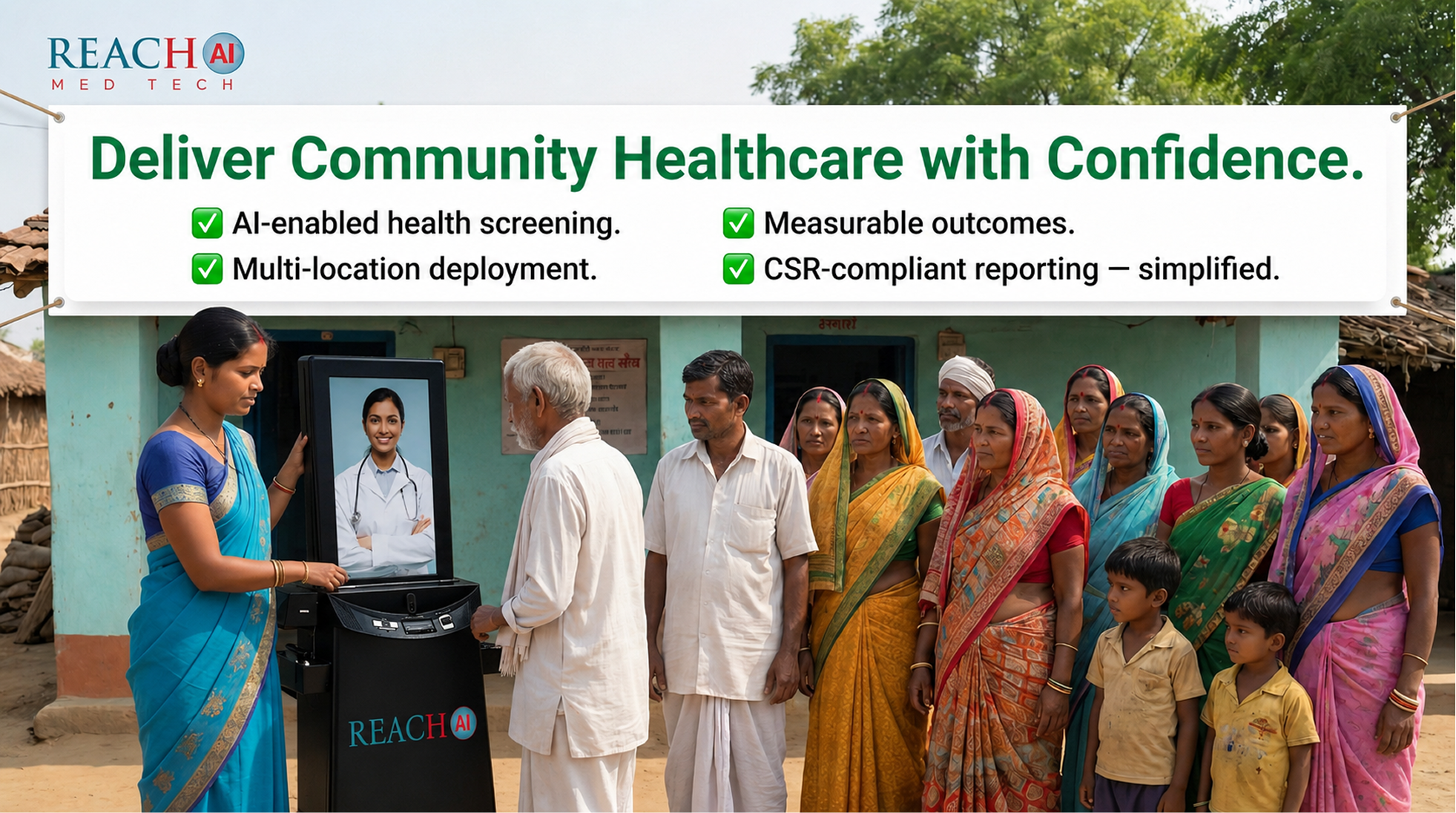 Reach AI kiosk community deployment
